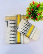 Kerala Cotton Set Mundu (Single) - Image 2
