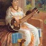 Lady with Veena