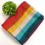 RAINBOW-LINEN SAREE