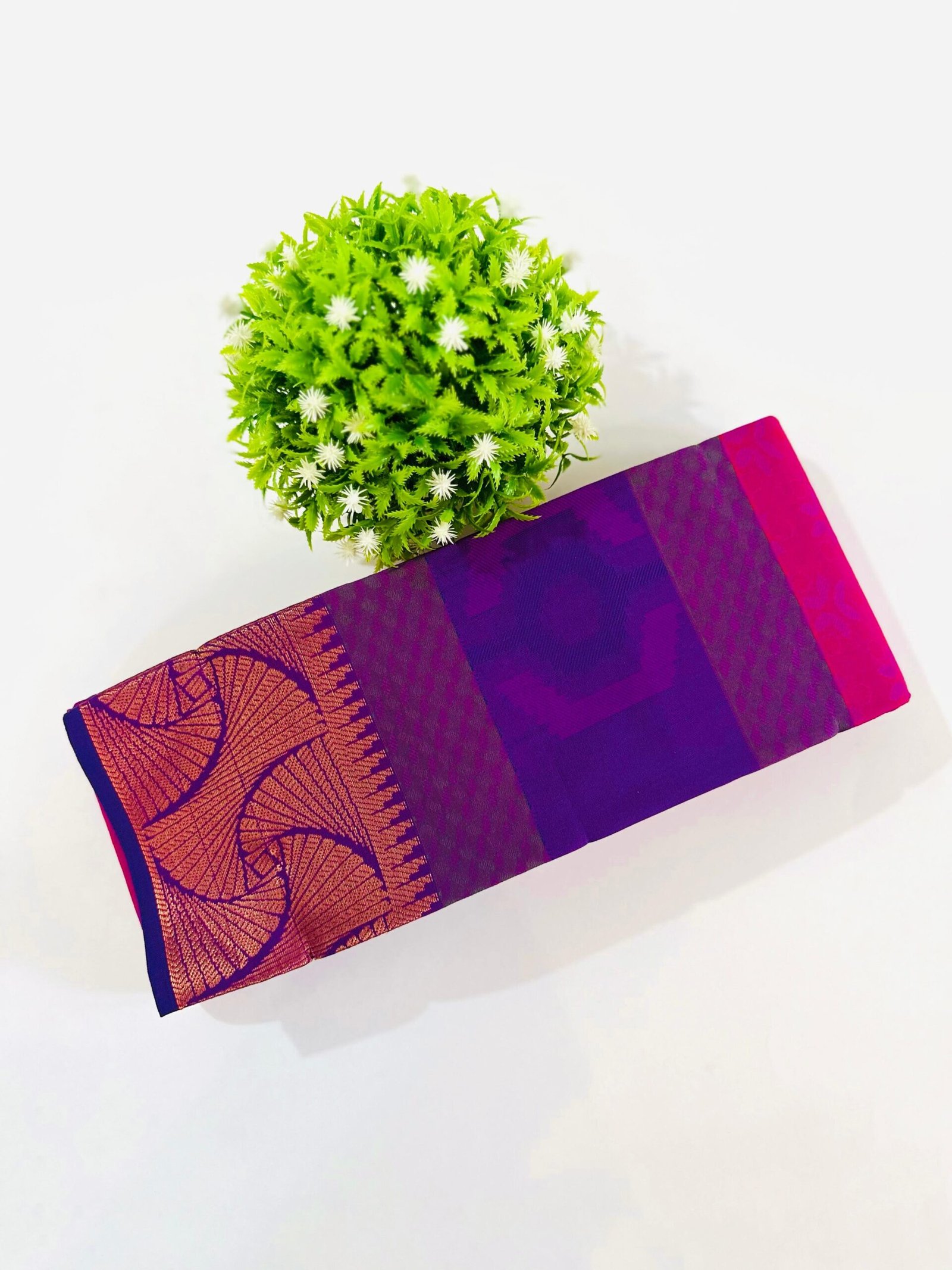 ENT009D2 POONTHAMIL SAREE - Image 1