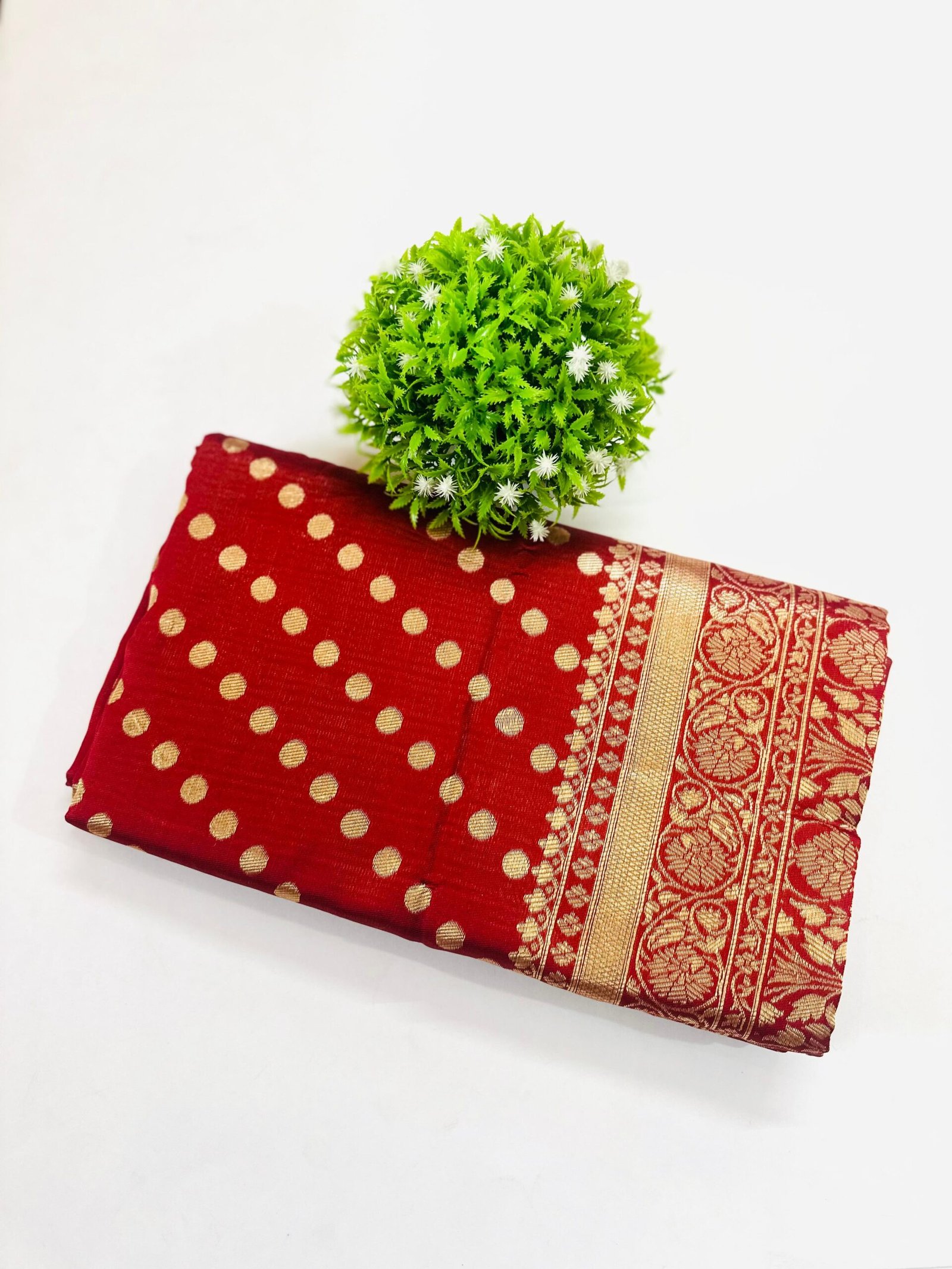 ENT010A3 GOLD STAR SAREE - Image 1