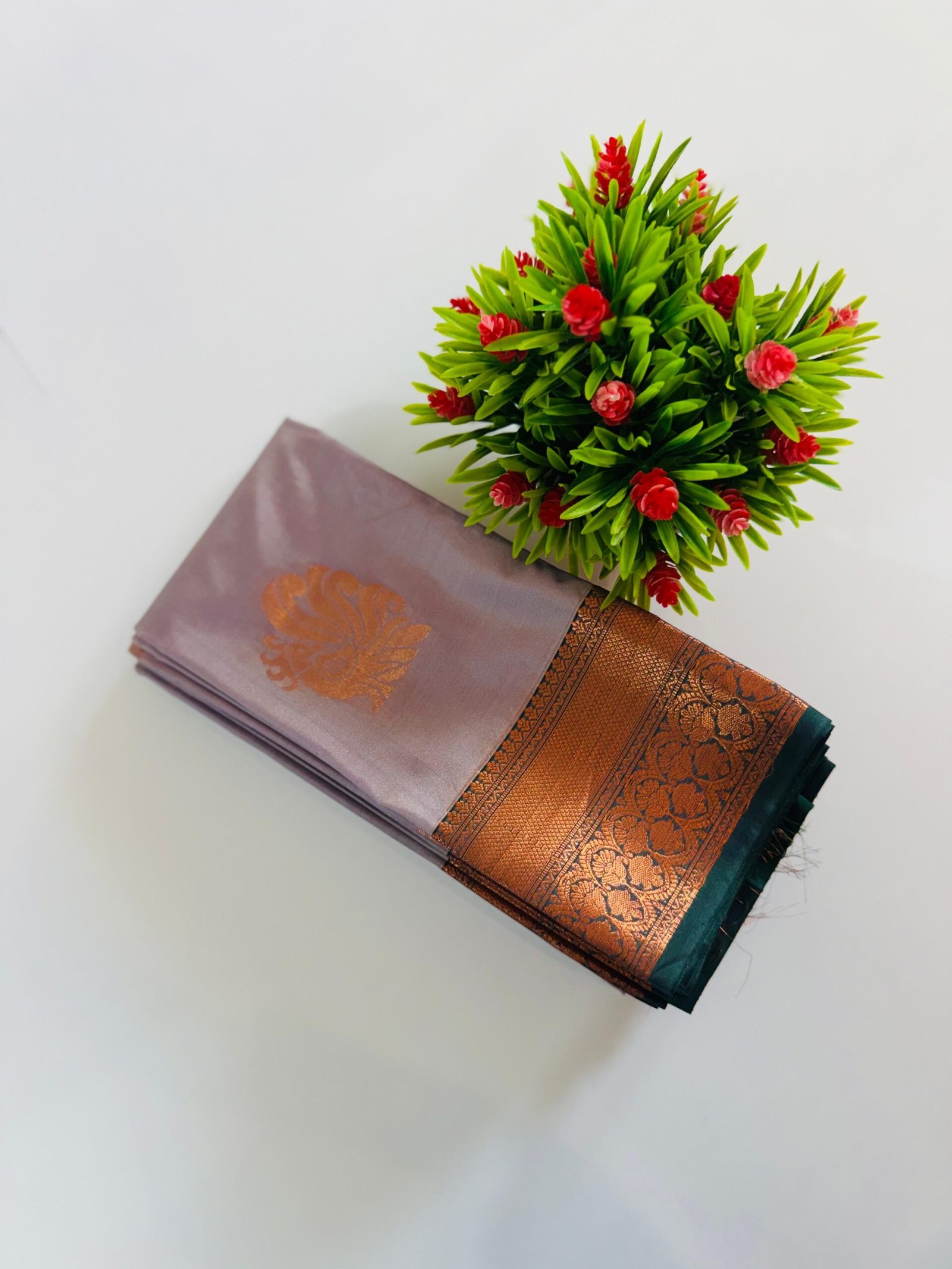 PAT002D (1) Silk Blend Saree - Image 1