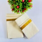 Kerala Cotton Set Mundu (Single)