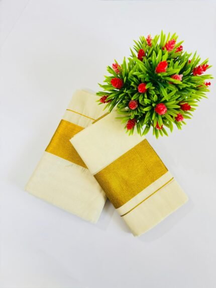 Kerala Cotton Set Mundu (Single)