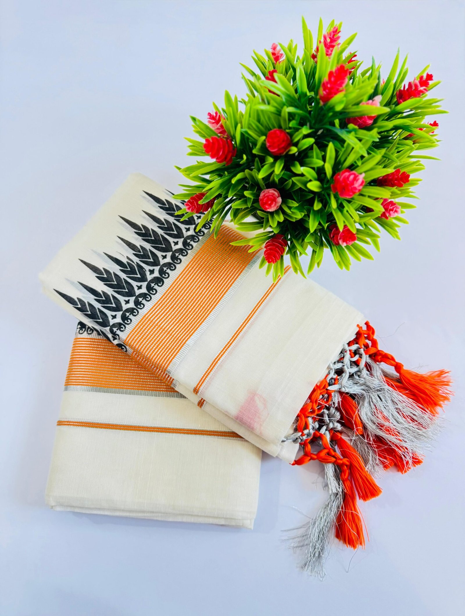 SP006 (1) Kerala Cotton Set Mundu - Image 1