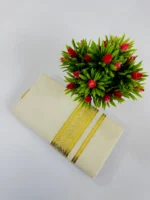 Kerala Handloom double mund - Image 5