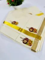 Kerala Print Dhoti Double - Image 7