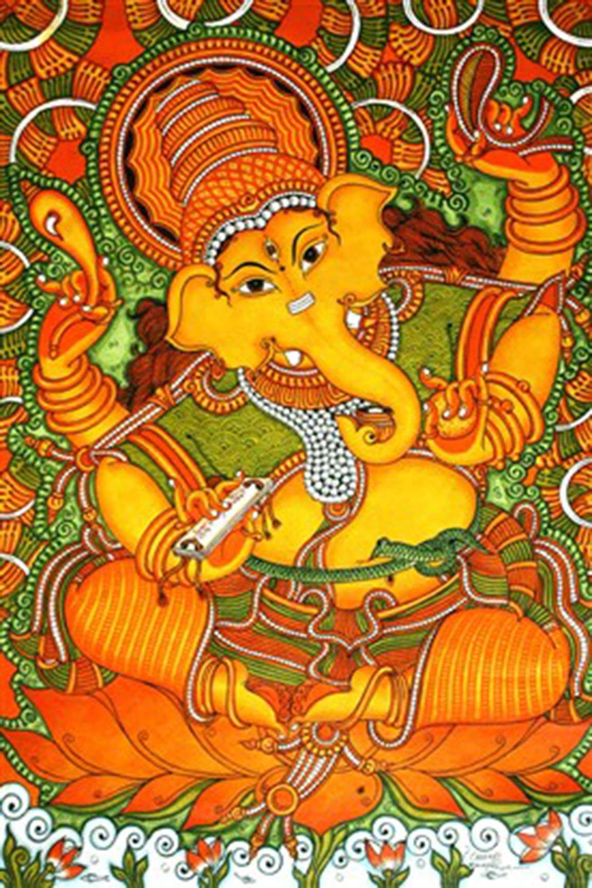mural_paintings_lord-ganapathy LORD GANESHA - Image 1
